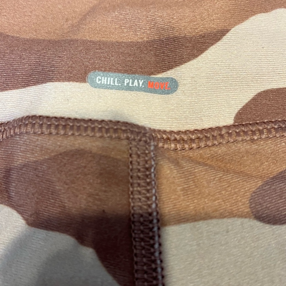 Aerie Nude Camo Biker Shorts